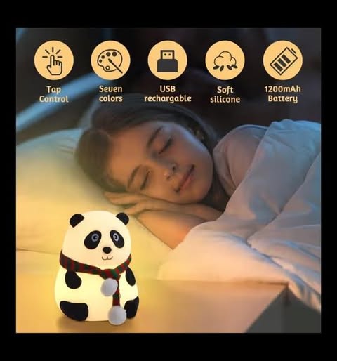 Night Warm Light Panda