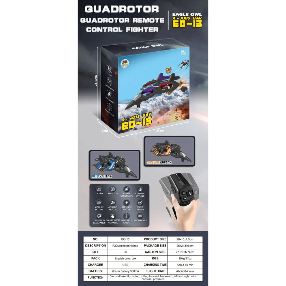 Jet Plane 3 Speed RC Airplane Drone 2.4Hz